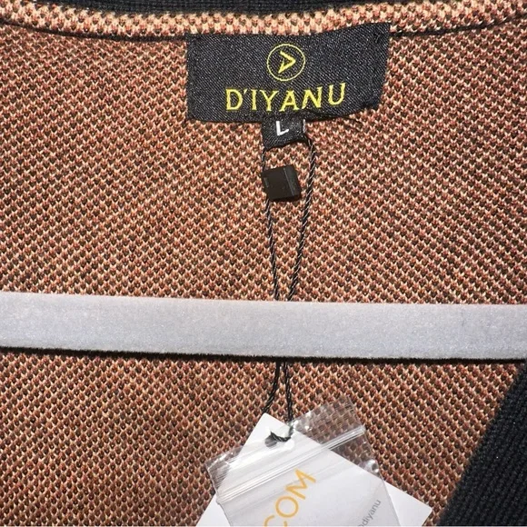 NEW D’iyanu Large African Culture Print Cardigan Sweater Button Up Wrap Dress - Picture 8 of 9